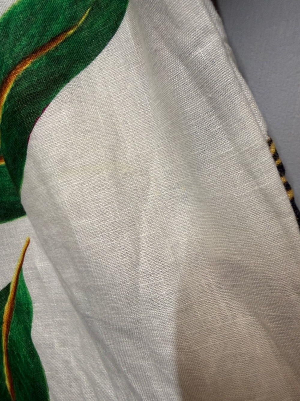 FARM Rio Palm Leaf Wide Leg Linen Jumpsuit - Picture 7 of 7